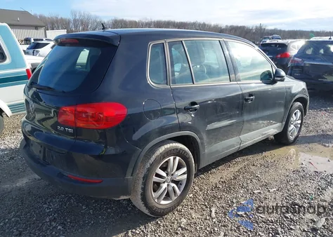 2012 Volkswagen Tiguan S z USA, uszkodzony, nr VIN WVGAV7AX4CW524016
